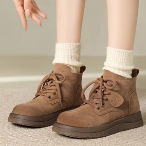 Women Shoes Lace Up Boots